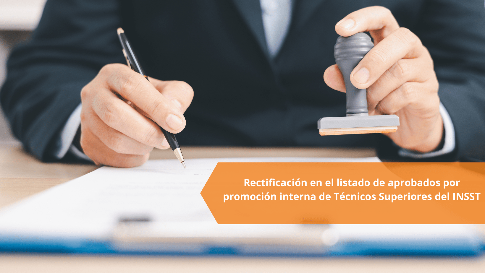 Rectificación en el listado de aprobados por promoción interna de Técnicos Superiores del INSST