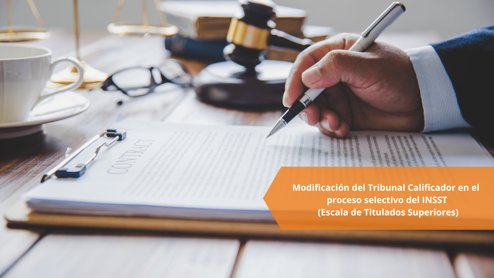 Modificación del Tribunal Calificador en el proceso selectivo del INSST (Escala de Titulados Superiores)
